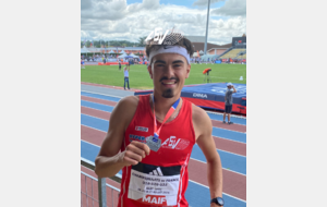 Simon Deschamps décoré d'argent aux France espoir 🥈