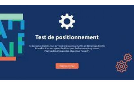 Formation : Faire un test de positionnement