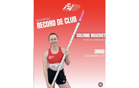 Record de club pour Solenne Nascivet