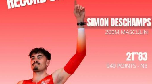 Nouveau record pour Simon Deschamps